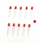 10x LED 3 mm diffus rot mit integriertem Widerstand für 5-24 V ML-Train 83801220