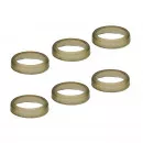 6x Lampenring bronze neue Ausführung schmal 14 mm ML-Train 88205044