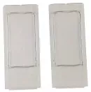 2x Mittelfenster je 28 x 65 mm rund ML-Train 88903003