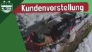 Kundenvorstellung: Schneeräumung mit der Spur G Gartenbahn -Zwei Loks und Schneeschieber im Einsatz!