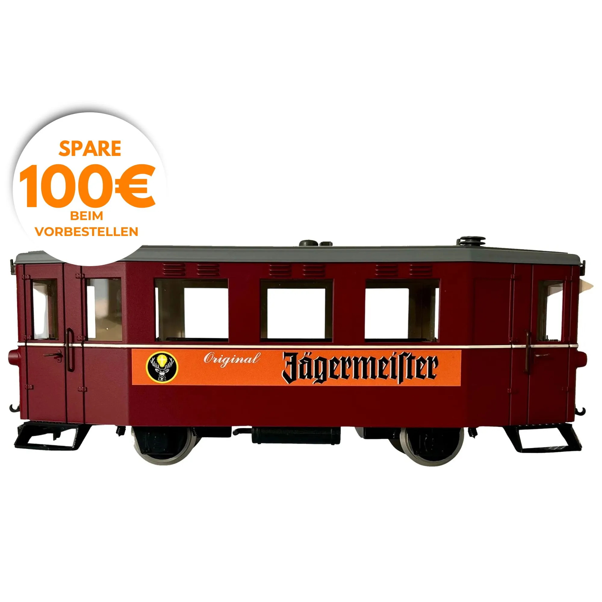 Triebwagen T1 Jägermeister rot