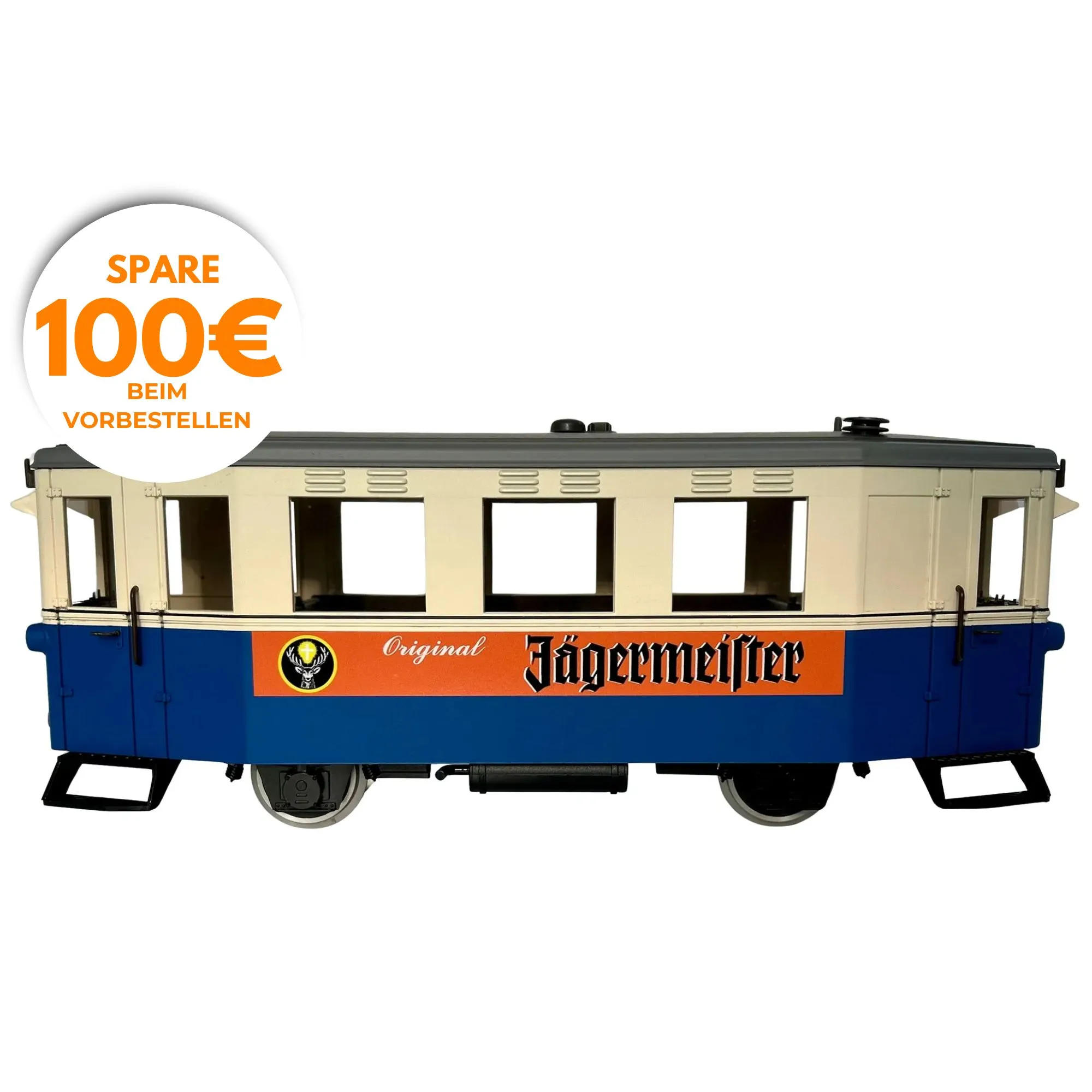 Triebwagen T1 Jägermeister blau mit Sound